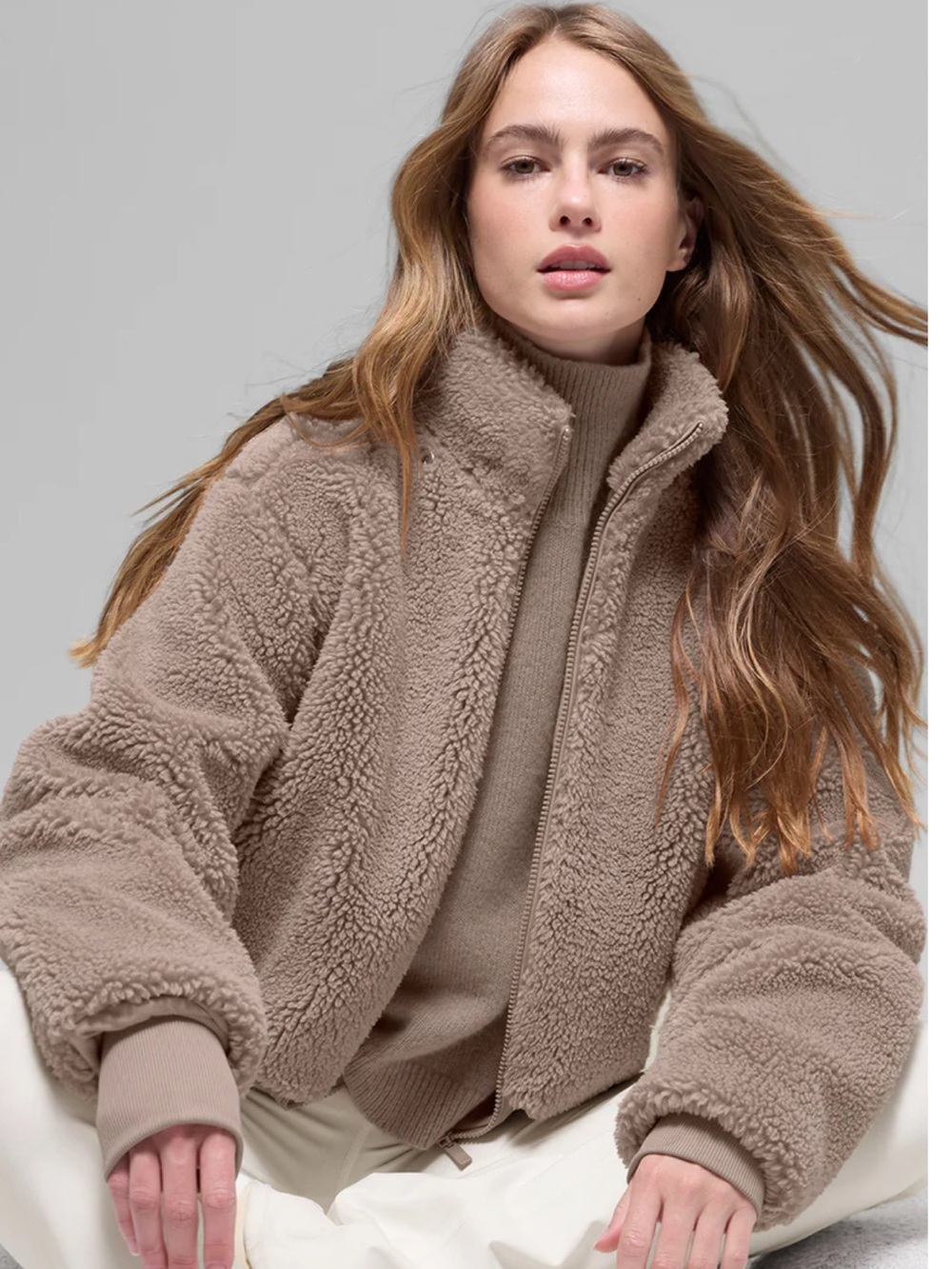 Alo Yoga Foxy Sherpa Jacket Size XS - Picture 5 of 10